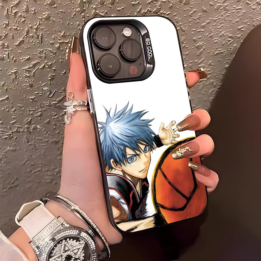 K-Kuroko No B-Basket Phone Case For IPhone17 Air 16 15 14 Plus 13 12 11 Pro XS Max Silver Black Bumper Case