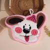 Quick Drying Puppy Hand Towel Hanging Ultra Soft Absorbent Fiber for Bathroom Kitchen Use