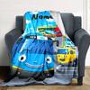 Coperta Personalizzata Nome Personalità Tayo il Piccolo Autobus Morbida e Calda per Divano Ufficio Letto Viaggio Pausa Pranzo, Regalo Adatto a Tutte le Stagioni