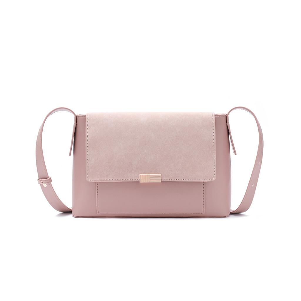 IELGY French Fashion Casual Shoulder Bag Flap Commuter Simple Bag