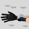 1Pair Cycling Gloves Full Finger Touch Screen Silicone Anti Slip Breathable for Road Motorcycle Bicycle
