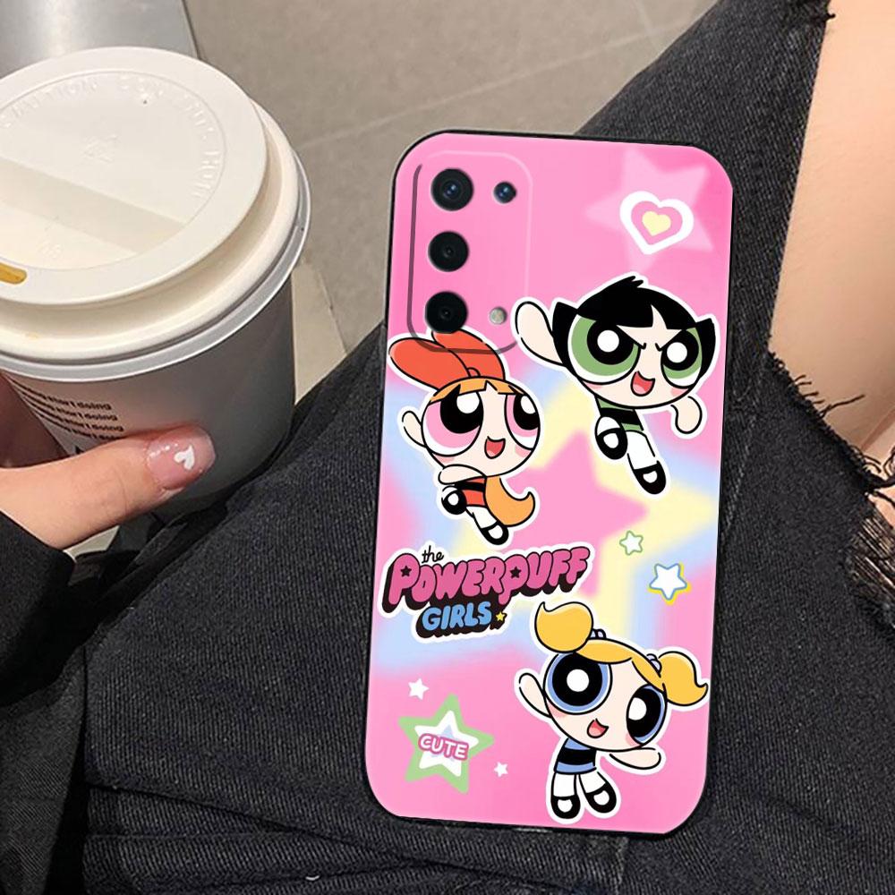 

The P-Powerpuff Girls Cover Phone Case For OPPO RENO 11 11F 10 8T 8 7Z 7 6Z 6 5 5F 4 4F LITE PRO TPU Case Funda Coque Shell OPPORENO11PRO