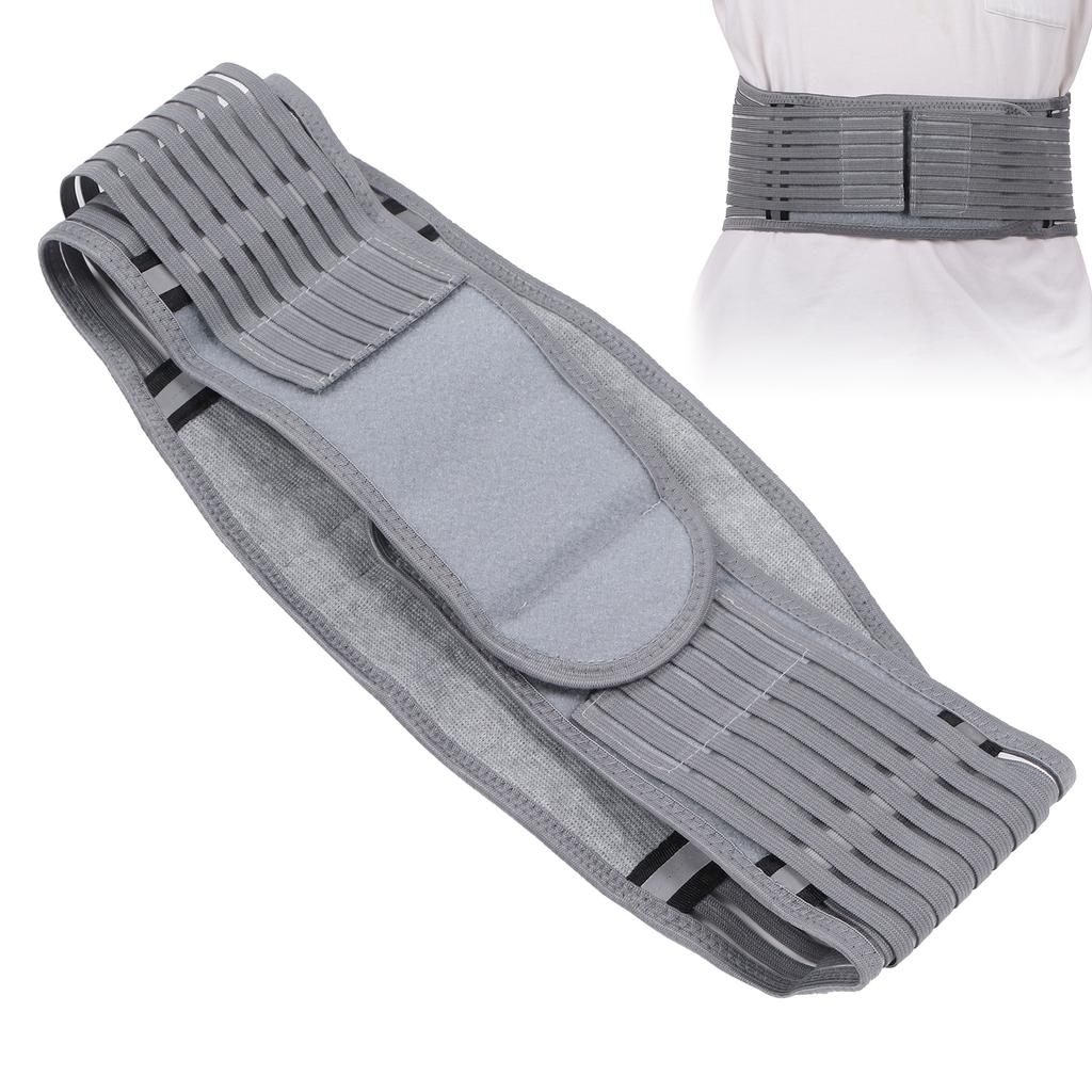 Cinta de suporte lombar com cintas reflexivas para corrida e escalada