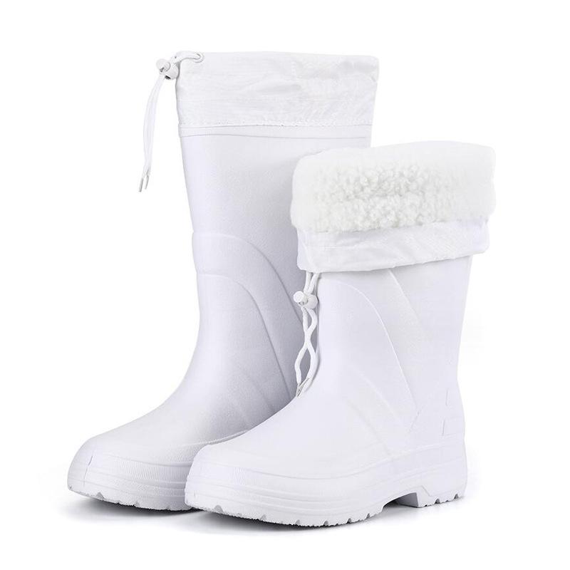 Herren Regenstiefel Hohe Qualität EVA Wasserdichte Schuhe Herren Plateau Schneestiefel Outdoor Rutschfeste Anglerstiefel Herren Regenschuhe 2026