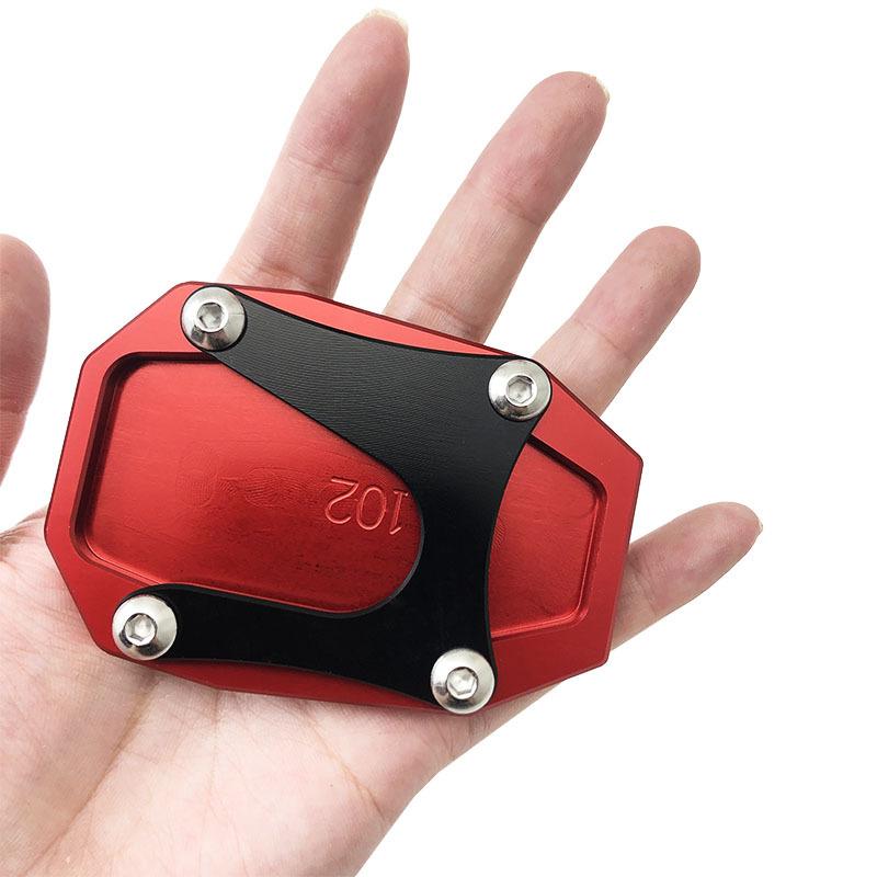 Side Stand Foot Enlarger Plate Pad Kickstand Support Pad Shell Cover For Ducati Multistrada V4 V4S Sport 2021 2022 Motorcycle