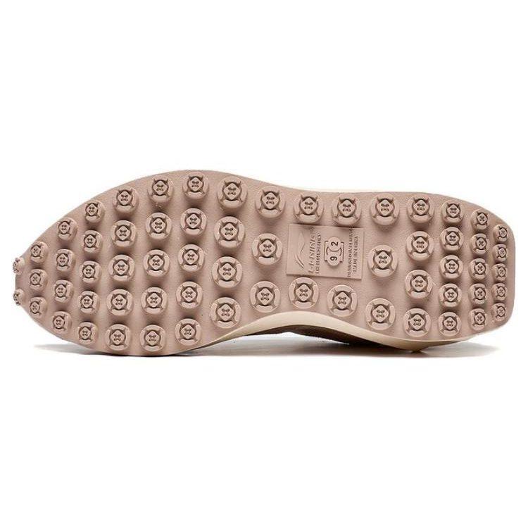 Li Ning Square And Round Textile, Synthetic Leather Slip Resistant Abrasion Resistant Low Top Sports Casual Shoes Men's AGCT015-7