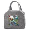 Wasserdichte Oxford Reißverschluss Isolierte Lunchtasche Tragbar Lebensmittelisolierung für Erwachsene Reisen Fisch Buchstaben Druck Box Picknick