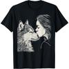 Alaskan Malamute Mom Malamute Dog Art Mother's Day Men Women T-Shirt