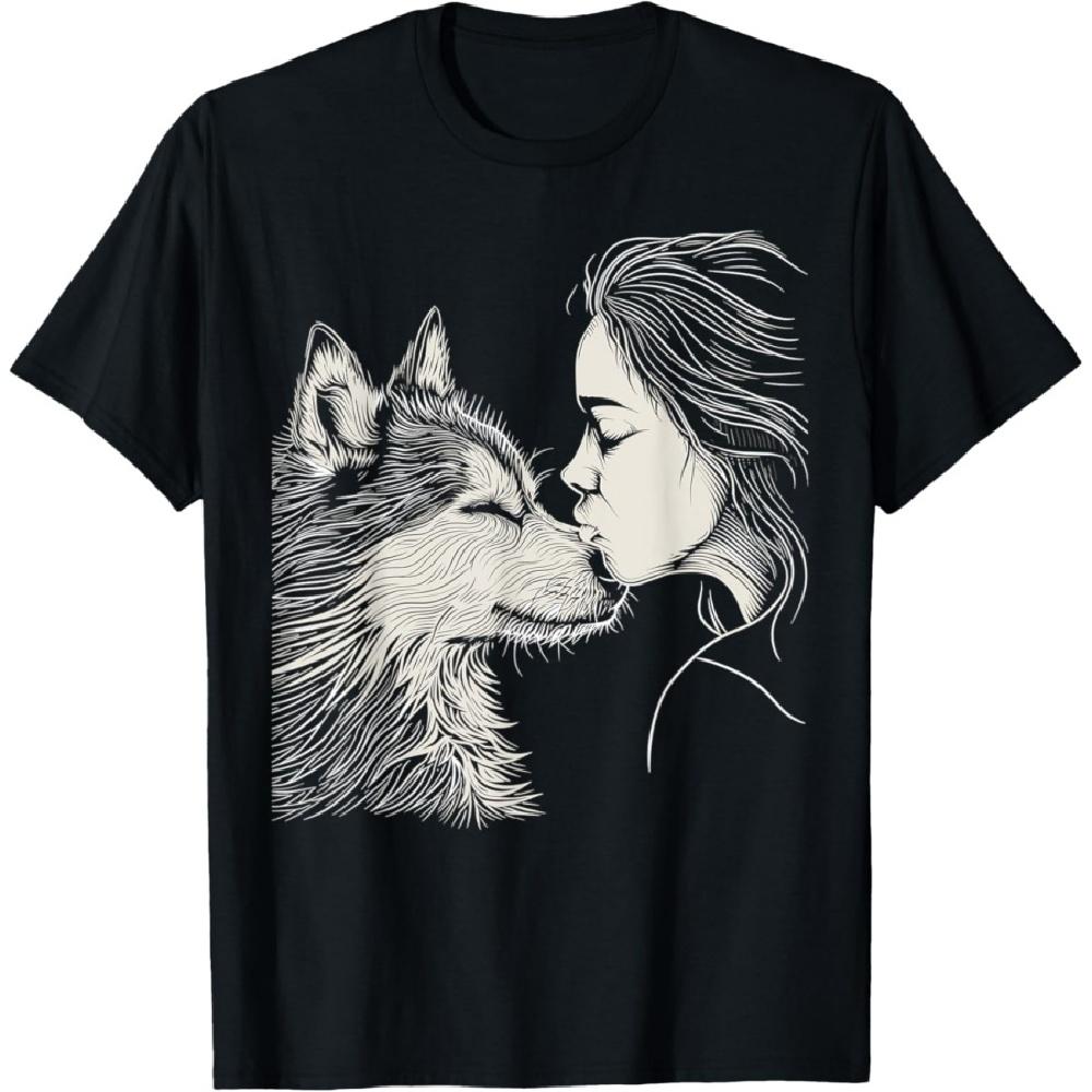 

Alaskan Malamute Mom Malamute Dog Art Mother s Day Men Women T-Shirt XXXXXL чёрный