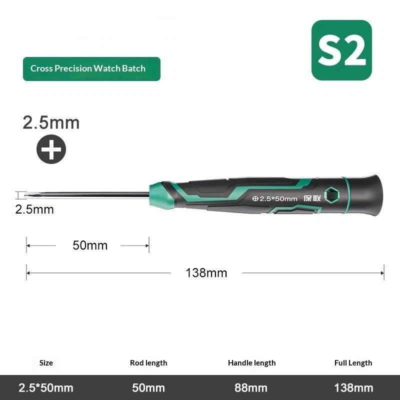 Precision Magnetic Screwdriver Anti-Slip Handle Slotted Type Mini Screw Driver Installation And Disassembly Repair Tool