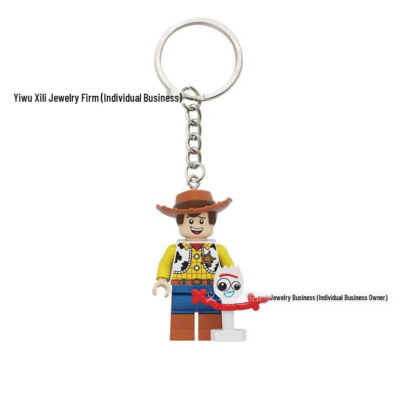 Klíčenka s přívěskem - Batman & Králík Bugs Bunny - Ozdoba na tašku pro páry