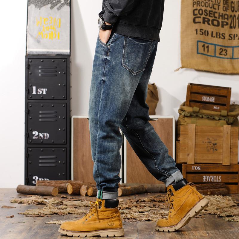 Harem Jeans Men's Autumn Cotton Straight Harem Jeans Men's Autumn Jeans Men's Autumn Winter