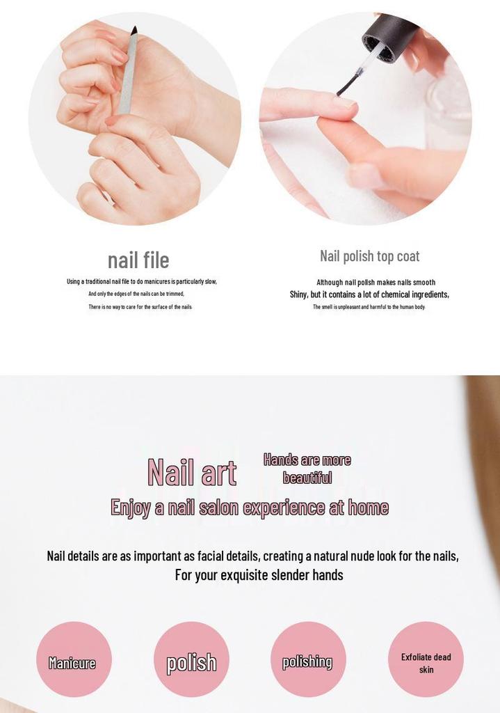 Electric Nail Grinder for Manicure & Pedicure – Portable Pen-Style Cuticle and Thick Nail Remover