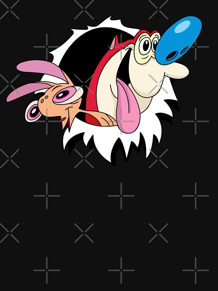 Aaahh!!! Real Monsters Ren and Stimpy Classic Unisex T-Shirt