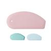 Round Edge Clear Scale Cream Scraper Silicone Ergonomic Multi-use Dough Cutter for Kitchen
