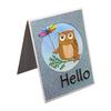 Owl Holding an Umbrella Frame Metal Silvery Stencil Embossing Cutting Dies For Diy Scrapbooking Paper Album Cards Making