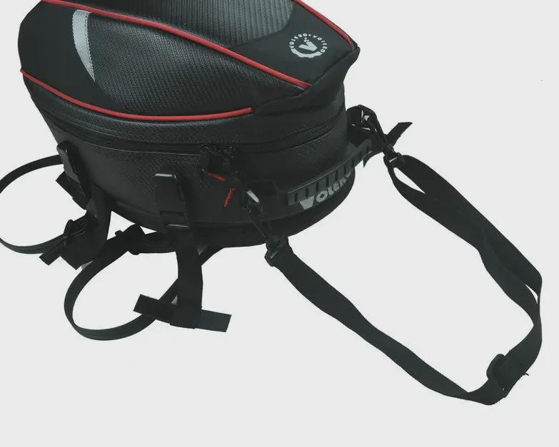 VOLERO Motorcycle Rear Tail Bag: Waterproof Helmet Backpack BAG-014
