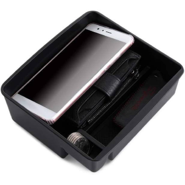 AUTOXBERT Armleneoppbevaringsboks Telefonholder Midtkonsoll Organizer Beholderbrett For Toyota Land Cruiser Prado LC150 FJ150 Lexus GX400 GX460 GX470