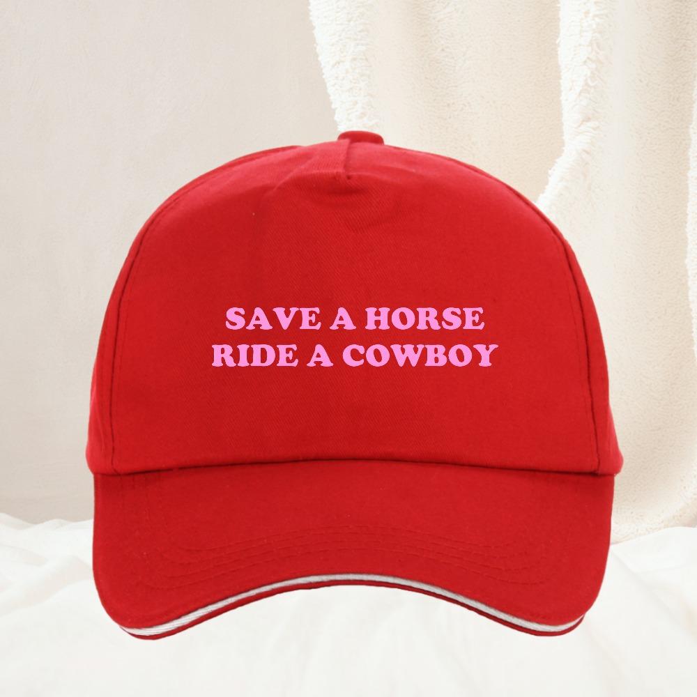 Save A Horse Ride A Cowboy Baseball Cap Unisex Women Fashion adjustable Unisex High Quality Snapback hat Adjustable