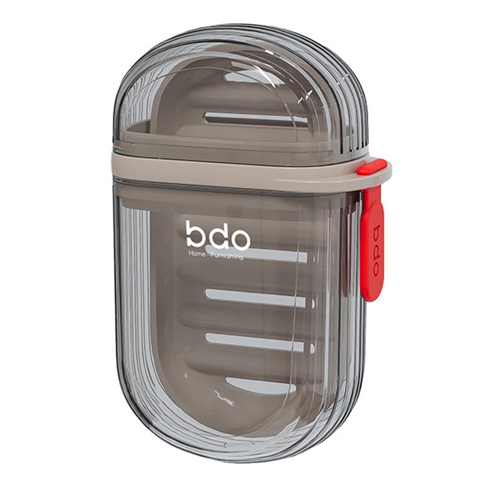 

Портативная дорожная мыльница с крышкой, большая емкость, сливная мыльная коробка для домашней ванной комнаты