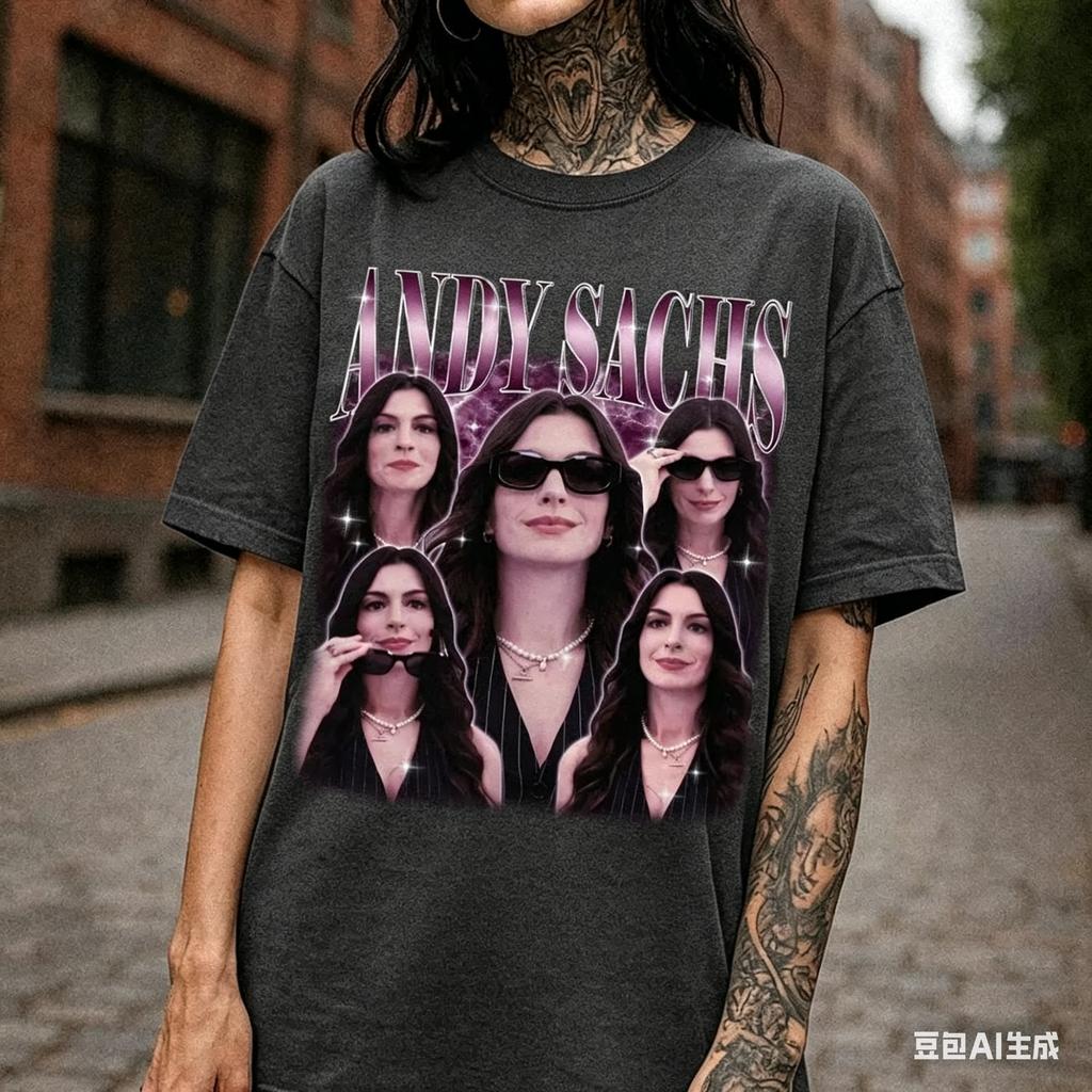 The Devil Wears Prada 2 Andy Sachs Tshirts Unisex and Women Summer Cotton Clothing Fashion Breathable Short Sleeved Tee Streetwear