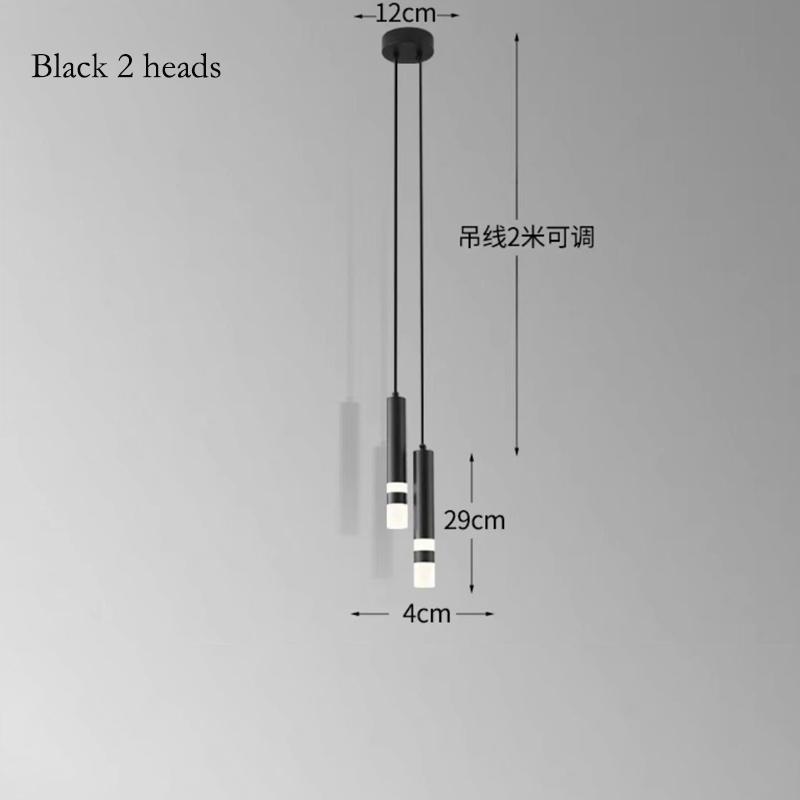 Nordic Luster LED Pendent Lights Modern Living Room Dining Table Chandelier Bedside Entrance Hall Kitchen Bar Indoor Lighting