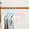New Multifunctional Baby Clothes Hanger Cute Cartoon Design Expandable No Trace Drying Rack Household Appliques Polyester Materi
