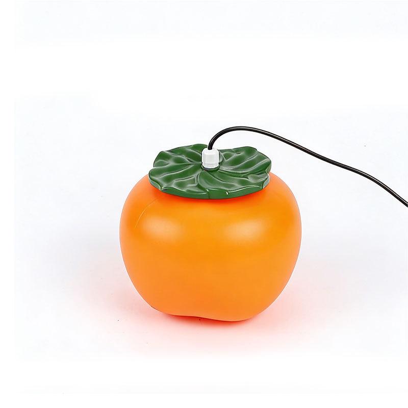 LED String Lights - Tea House Spring Festival Scenic Hanging Persimmon Outdoor Decorative Lighting 220V Single Persimmon Light