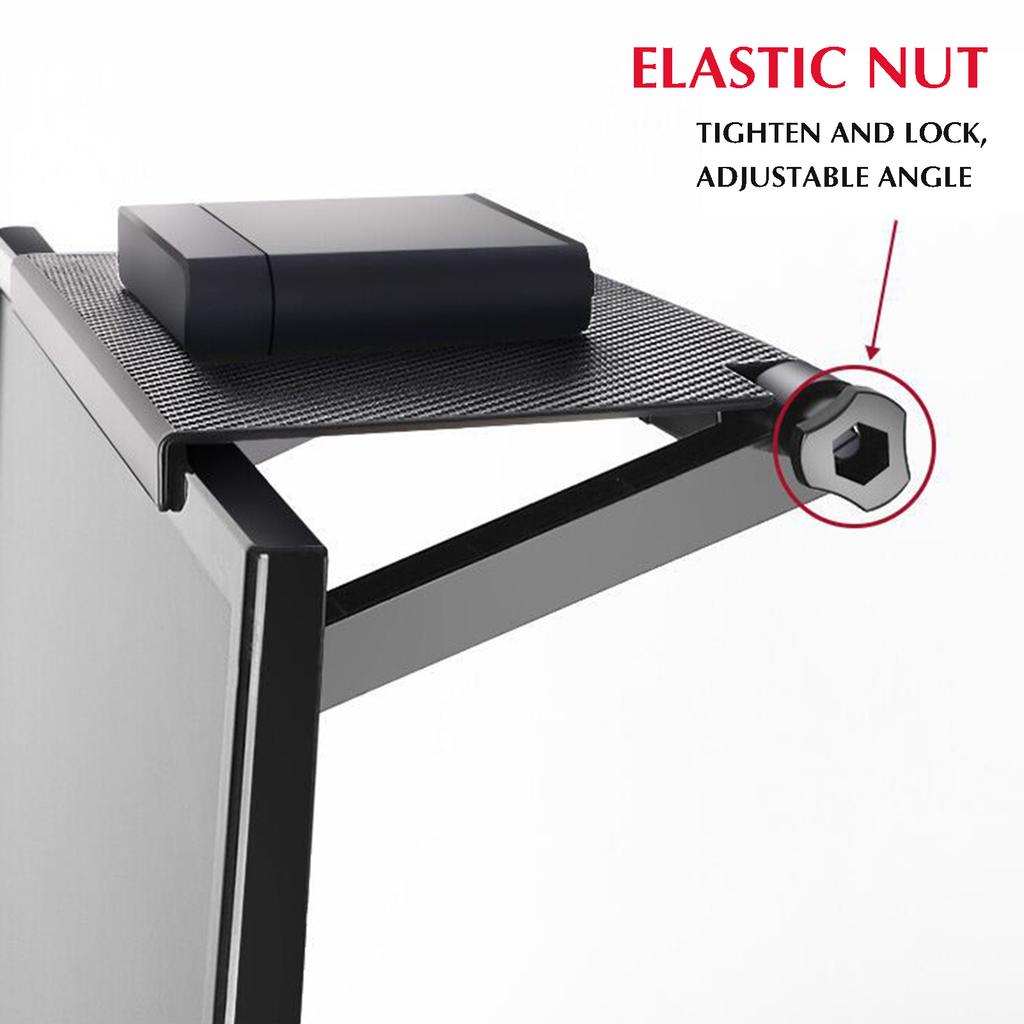 TV Ekranı Üstü Saklama Rafı Ayarlanabilir Bilgisayar Monitörü Masaüstü Ekran Standı Rafı Router Saklama Rafı Tutucu EL