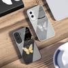Gradient Diamond Butterfly For Honor 200 90 8X 9X Pro Lite P50 P40 Nova 10 11i P60 Magic4 6 Mate 20 50 Tempered Glass Phone Case