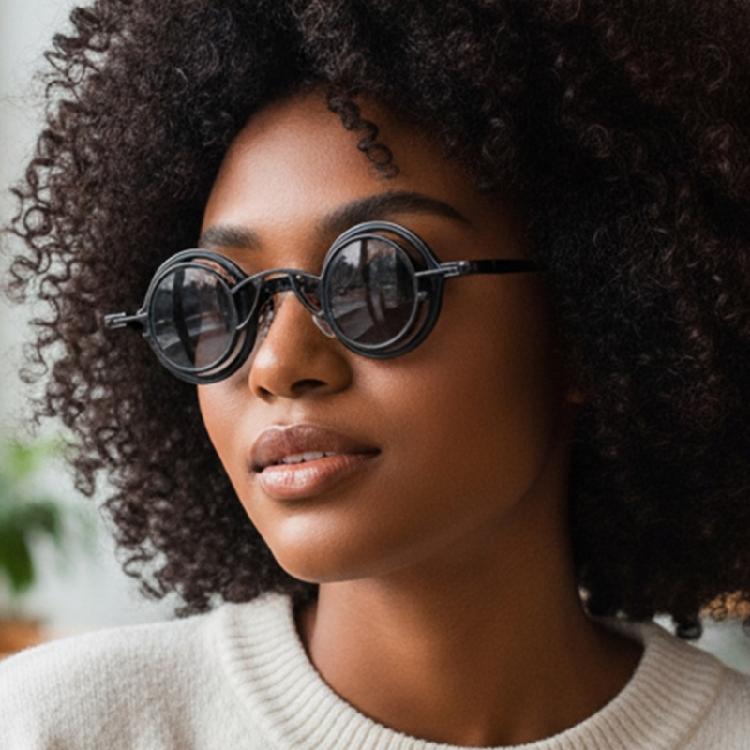 Durability Round Metal Sunglasses with Scratch Resistant Lenses Baby Sunglasses Accessories for Day Wear