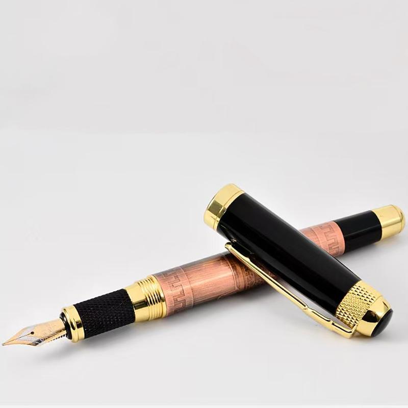 

Роскошная высококачественная металлическая деловая перьевая ручка, ручка для ежедневного письма и подписи, пишет плавно