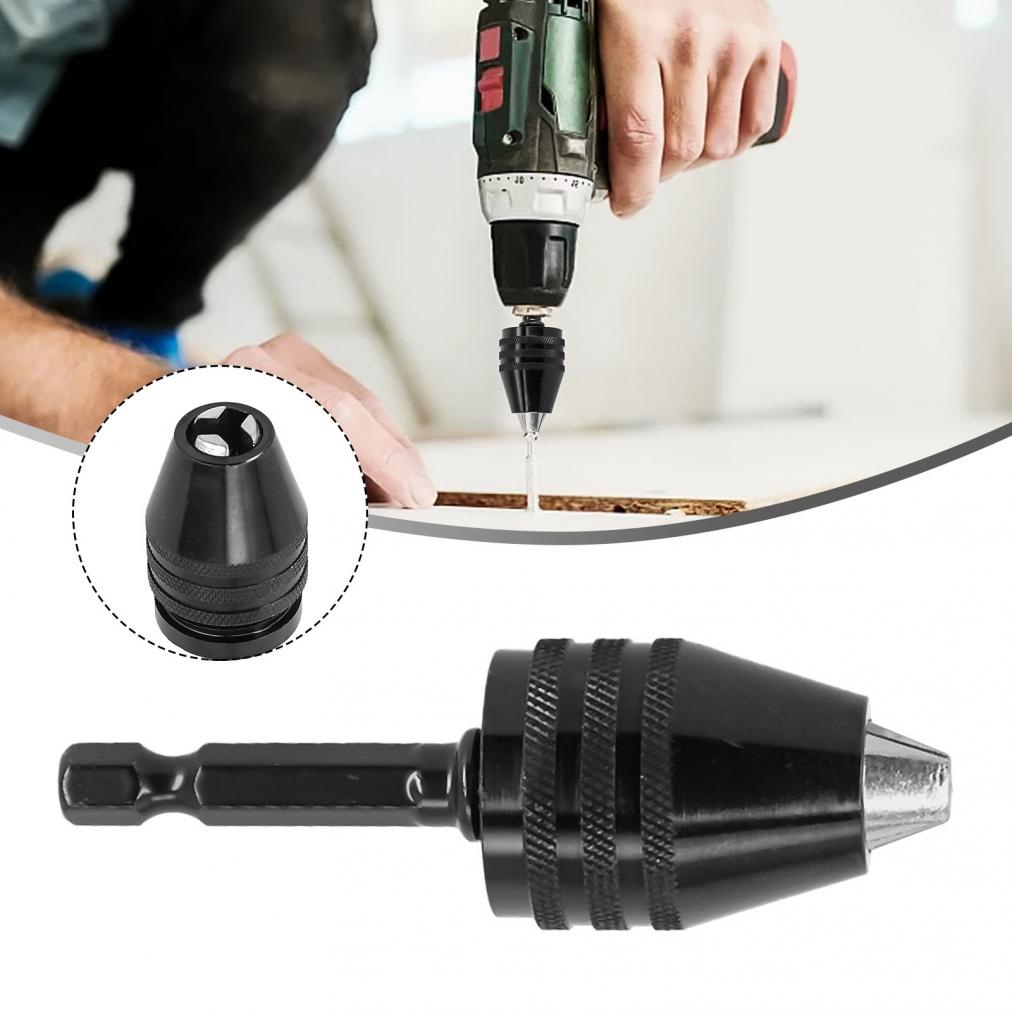 Mandrină de găurit de 0,6-8 mm 1 bucată Mandrina de centrare neagră