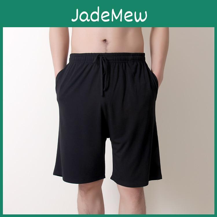 Große Sommer Neue Größe Herrenshorts Baumwolle Modal Lässige Hausanzughose Dünne Sektion Große Größe Lockere Shorts Pyjamahose Herren Pyjamahose