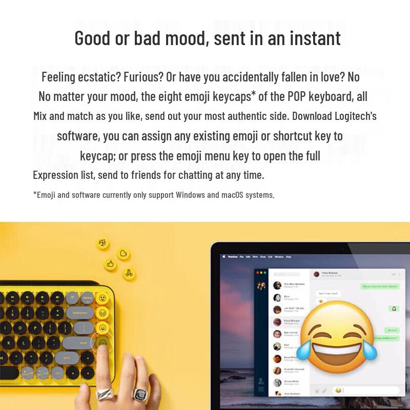 Logitech POP Keys Wireless Mechanical Keyboard