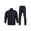 Li-Ning Color Block Jacket And Pants Sports Set Men Sports Set Black AACN001-1
