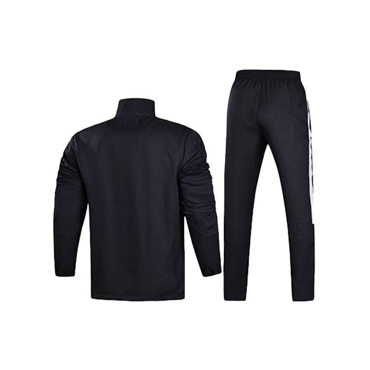 Li-Ning Color Block Jacket And Pants Sports Set Men Sports Set Black AACN001-1