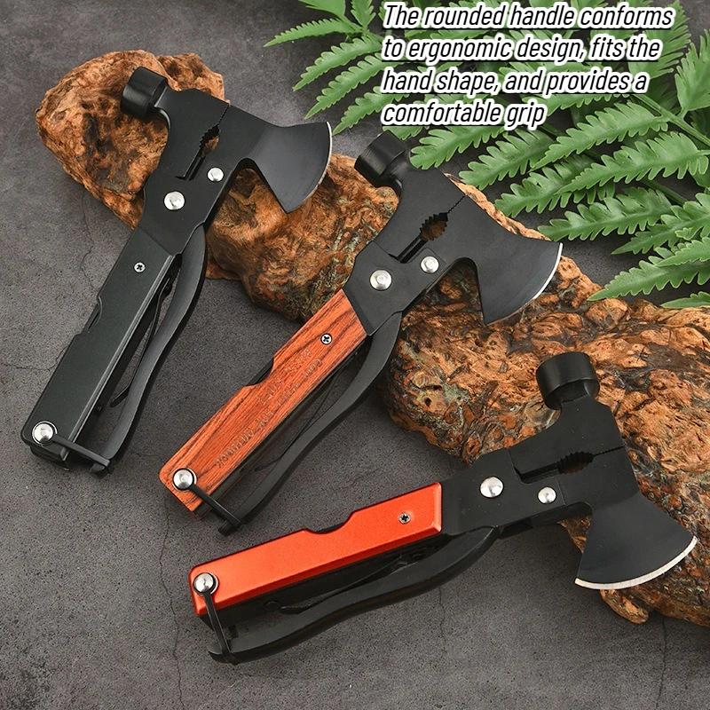 13 In One Multifunctional Axe Hammer for Household Use Sturdy and Durable Portable and Portable Carrying EDC Hand Tools
