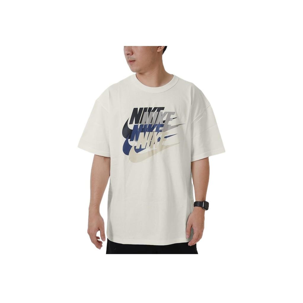 Nike Nsw Premium Casual Logo Print Short Sleeve T-Shirt Men Tops White DV3317-133