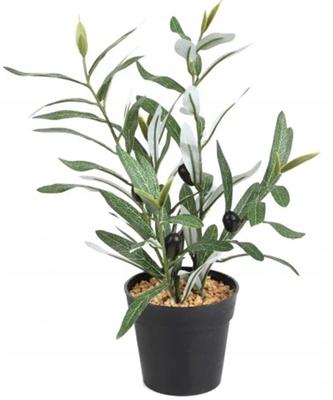 Olivo Artificial en una Maceta Realista 35cm Bonito Arbusto