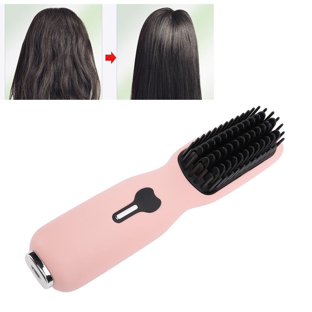 Kabelloser Haarglättungskamm 11 Temperatureinstellungen Schnelles Aufheizen Verbrühschutz Tragbar Glätten
