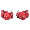 140mm Gas Rear Disc Brake Caliper Pad Set Fit for Electric Scooter ATV 49CC
