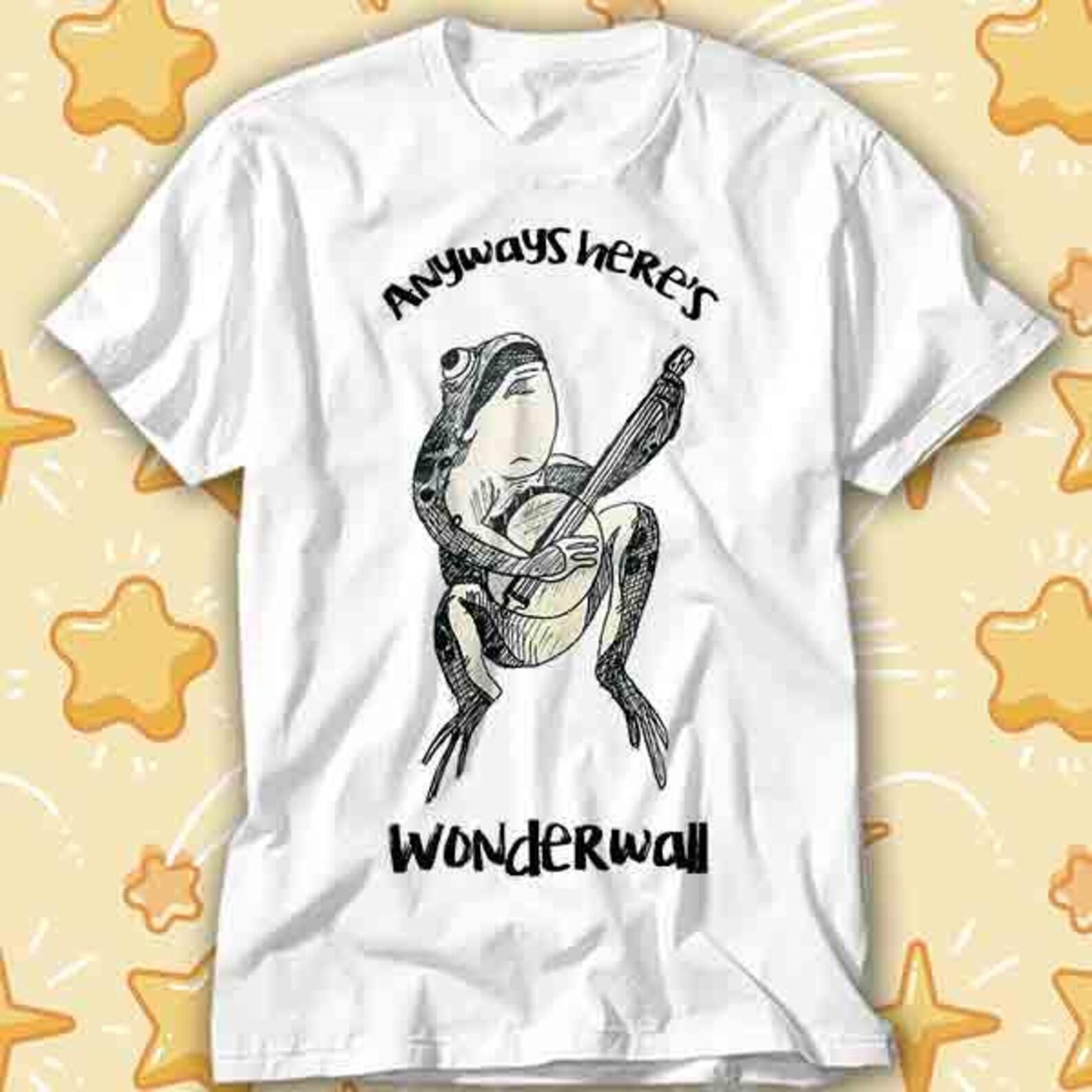 Frog Toad Anyways Here s Wonderwall Playing Banjo T-Shirt 523 3XL