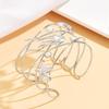 Super Fairy Marine Life Seashell Jellyfish Starfish Wide Cuff Bracelet - European & American Beach Vacation Style
