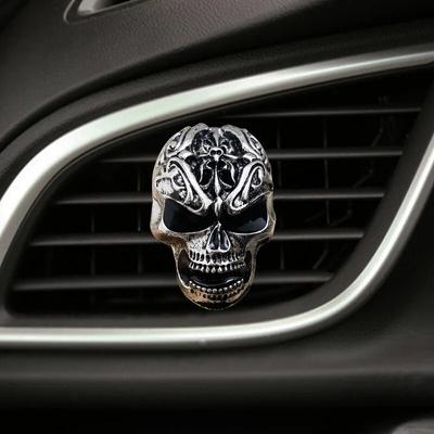 Désodorisant Automobile sortie d'air Cool rétro crâne aromathérapie intérieur parfum Clip Auto diffuseur voiture décoration accessoires