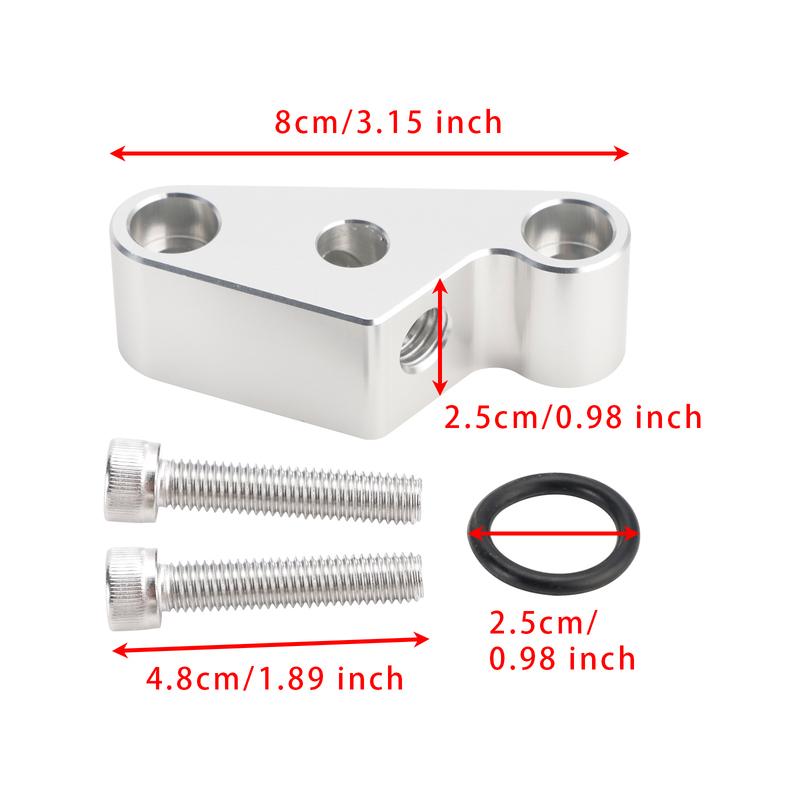 Artudatech Oil Pressure Sensor Adapter Port 551166 For Gen 5 LT Valley Pan - M12-1.75