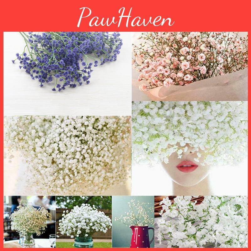 Piękny Sztuczny Bukiet Kwiatów Gipsówki na Dekorację Domu i Wesela