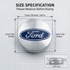 4Pcs 54MM Car Emblem Badge Wheel Center Hub Cap Covers Auto Rim Cover For Ford Focus Mk2 Mk3 Fiesta Ranger Mondeo S-MAX Kuga Mustang Auto Goods