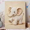 Pearl DIY Art Painting Cute Elephant Handcrafted Picture Indoor Wall Ornament Relaxing Leisure Hobby Exquisite Home Decoration Gift