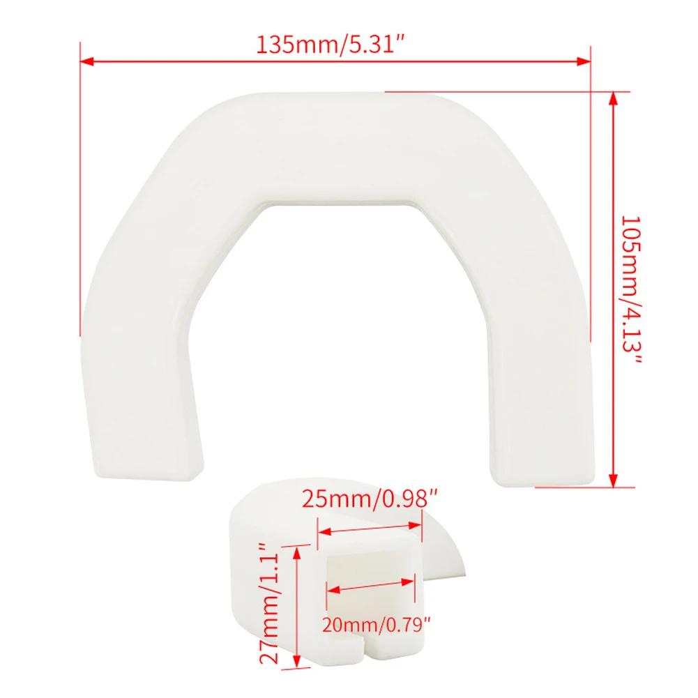 Professional 2Pcs Trailer Tow Hooks Covers Tow Hook Sleeve Silicone Receiver Covers for Dodge RAM 1500 2019-2024 Part Accessory